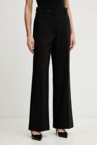 Шерстяные брюки visivo Weekend Max Mara, черный