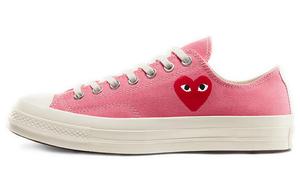 Кроссовки CDG Play x Converse Chuck Taylor All Star 70 Ox Bright Pink