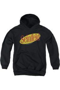 Толстовка с капюшоном Seinfeld с логотипом Gildan, черный
