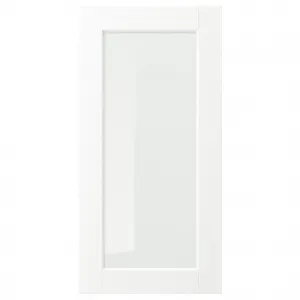 Стеклянная дверь, под белое дерево, 40x80 см, ENKÖPING IKEA