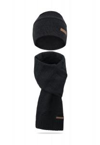 Зимний комплект из шапки и шарфа Монреаль normani, цвет Dunkelgrau Meliert