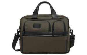 Нейлоновая портативная одноплечевая сумка для ноутбука, портфель Tubas мужской оливково-зеленый TUMI