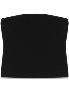 Укороченный топ без бретелей Matteau, черный