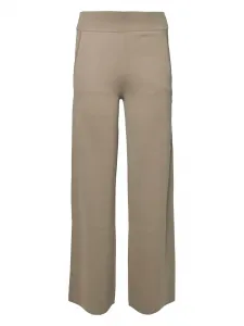 Брюки из вирджинской шерсти MAX MARA, нейтральный