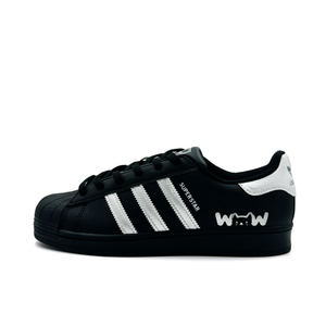 Adidas Originals Superstar 2 Midnight Radiance Abrasion Resistant Low top Skateboard Shoes Women's Black Silver