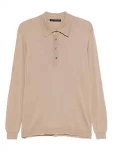 Поло с длинными рукавами на пуговицах Low Brand, нейтральный