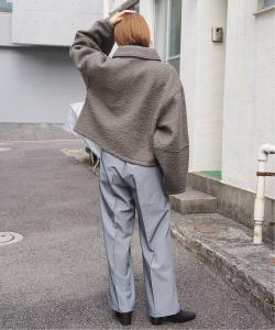 блузка типтоп/букле с двойной молнией