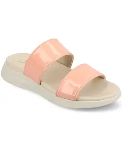 Женские сандалии Janis Double Band Comfort Wedge Journee Collection, розовый