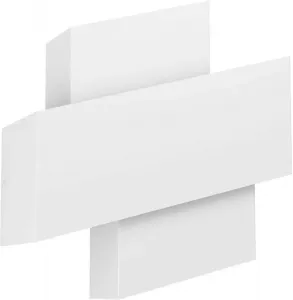 Потолочный светильник EGLO "TIMPAROSSA", лампа E27 | Лампы можно заменить без лампочек, потолочный светильник белого цвета из стали - без Е27 - 40Вт Высота: 22,00 см., белый