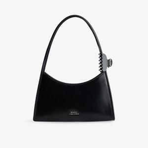 Сумка кожаная Marc Jacobs с зажимом-когтем, черный