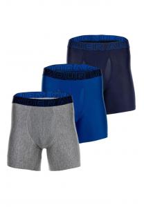 Комплект из 3 трусов-боксеров - высокотехнологичные трусы-боксеры эластичные однотонные Under Armour, мультиколор