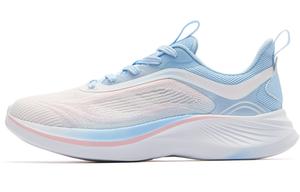 Кроссовки женские с низким верхом, белые/королевские синие Qiaodan