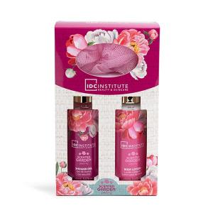 Гель для душа + лосьон IDC INSTITUTE Kit Baño Scented Garden Peony