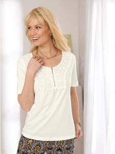 Рубашка с короткими рукавами цвета экрю WITT WEIDEN