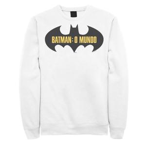 Мужской свитшот с логотипом Batman: O Mundo Brazil Licensed Character