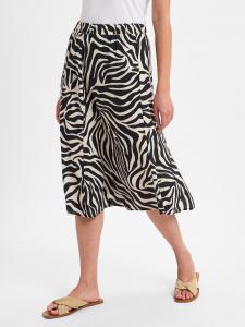 Миди юбка Franco Callegari, Beige/Black