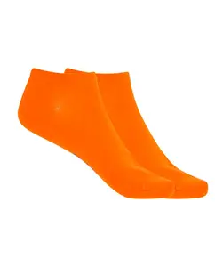 Упаковка из 2 пар женских носков из мерсеризованного хлопка однотонные Punto Blanco, оранжевый