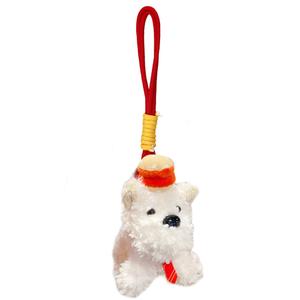 Милый плюшевый кулон West Highland с гамбургером и картошкой фри, высота 12см Dolls and bears dance