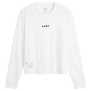Женская футболка с длинным рукавом из микросетки Bandit, белый