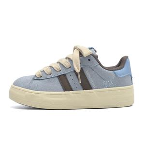 Кроссовки ABCIO Skateboarding Shoes Women's Low-top, бежевый/синий