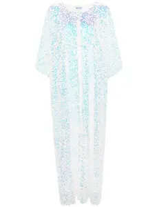 Платье макси Lily с пайетками Baruni, белый