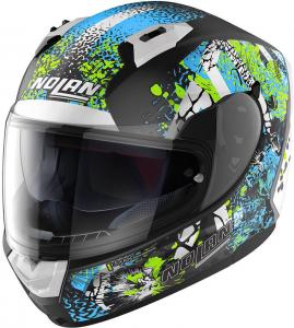 Шлем Nolan n60-6 eufor, Black Matt/Blue