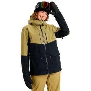 Куртка Roxy Pureline Goretex, зеленый