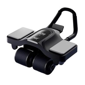 Ролик для пресса 361°, counting edition - черный[extra large wide armrest abdominal roller]high load capacity high rebound