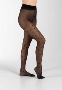 Колготки BIG DOTS camano, черный