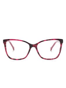 Carolina Herrera очки в квадратной оправе, розовый