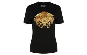 VERSACE JEANS COUTURE Футболка SS21 женская черная