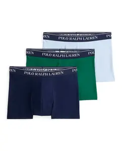 Набор из трех мужских хлопковых боксеров в разных цветах Polo Ralph Lauren