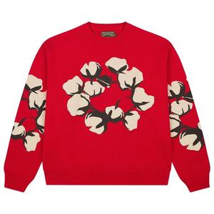 Толстовка Denim Tears x Cactus Plant Flea Market Cactus Tears Crewneck Red, красный