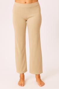 Широкие брюки песочного цвета Angel Apparel, песочный