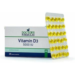 Витамин D3 5000 МЕ, 60 мягких таблеток Doctor's Formulas