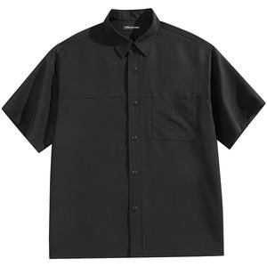 PEACEBIRD MEN Рубашка мужская Black, Batch 1