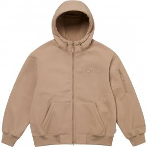 Ветрозащитная худи с молнией FW24 Supreme, Taupe/Taupe