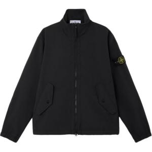 Куртка с логотипом на молнии STONE ISLAND, черный