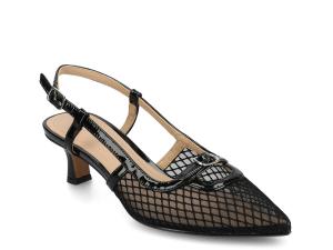 Туфли Journee Padma Pump, Black Mesh