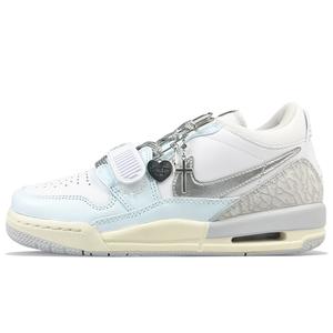 Баскетбольные кроссовки Legacy 312 для детей начальной школы Jordan, белый/синий/желтый