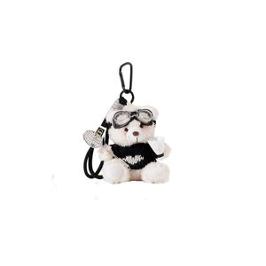 Плюшевый кулон медвежонок для бадминтона высотой 10см G.DUCKKIDS, черный