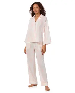 Женская пижама из сатинового полиэстера DKNY, белый