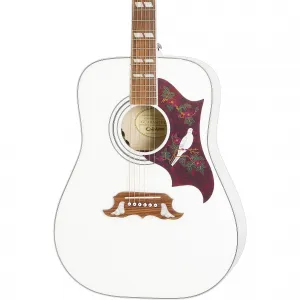 Электроакустическая гитара Epiphone Dove Studio Limited-Edition, эксклюзив для Guitar Center, Alpine White