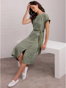 Платье с принтом цвета хаки и белого creation L