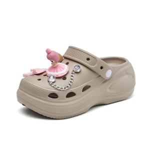 Сабо женские абрикосовые La Chapelle, Apricot