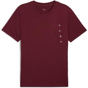 Футболка m tad tech triblend tee Puma, цвет ruby shimmer