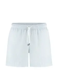 Полосатые шорты Madeira с кулиской Fedeli, белый