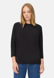 Топ camel active MIT RUNDHALSAUSSCHNITT, Caviar/Black