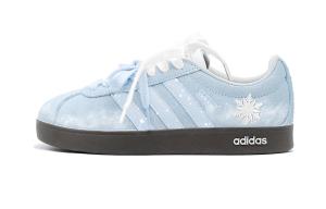 Adidas VL COURT 2.0 Multicolor Snowfield Low top Skateboard Shoes Unisex Ice Blue