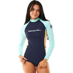 Женская футболка-рашгард для вечеринок в стиле уличный стиль с длинными рукавами Rip Curl, Navy